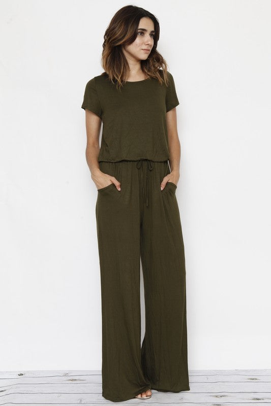 Stilla | Ærmeløs Jumpsuit M/lomme