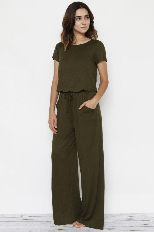Stilla | Ærmeløs Jumpsuit M/lomme