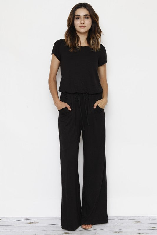 Stilla | Ærmeløs Jumpsuit M/lomme