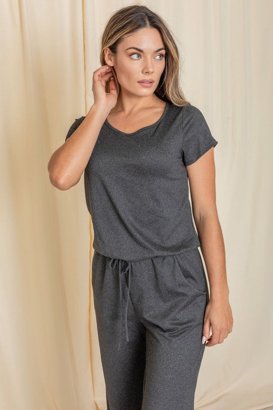 Stilla | Ærmeløs Jumpsuit M/lomme