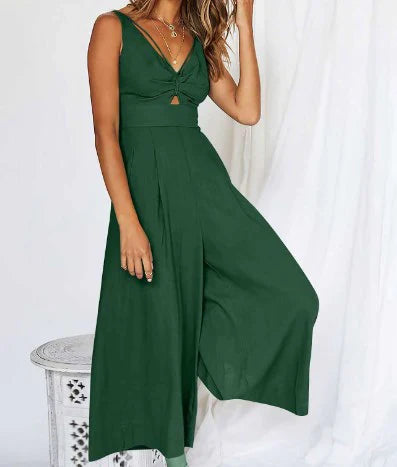 Stilla | Kvinders V-hals Cut Out Jumpsuit