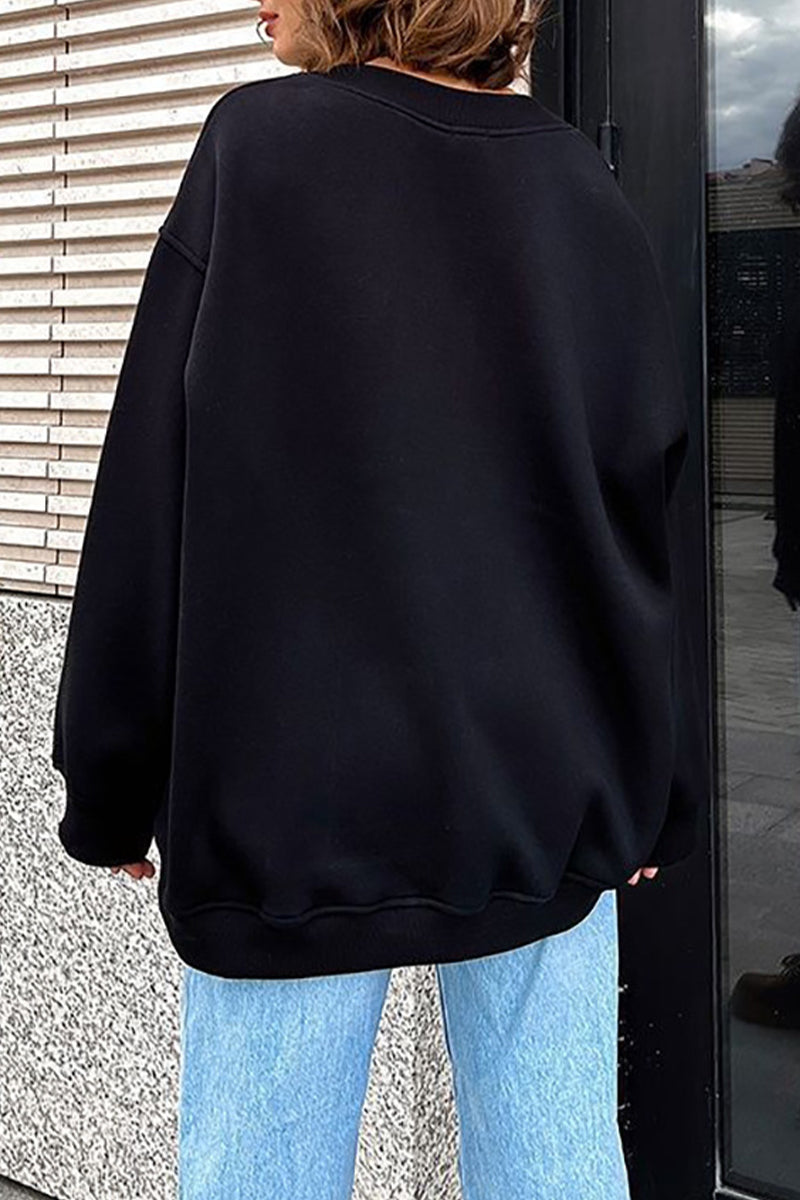 Stilla | Ensfarvet Casual Toppe Med Rund Halsudskæring