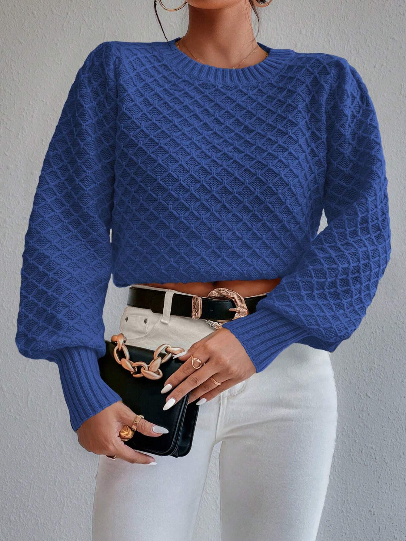 Stilla | Marlene Casual Sweater Med Pufærmer