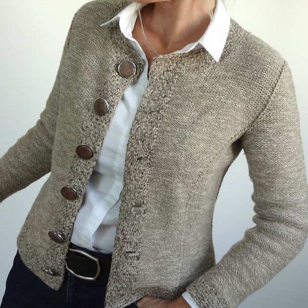 Stilla | Langærmet Cardigan med Knaplukning Robin