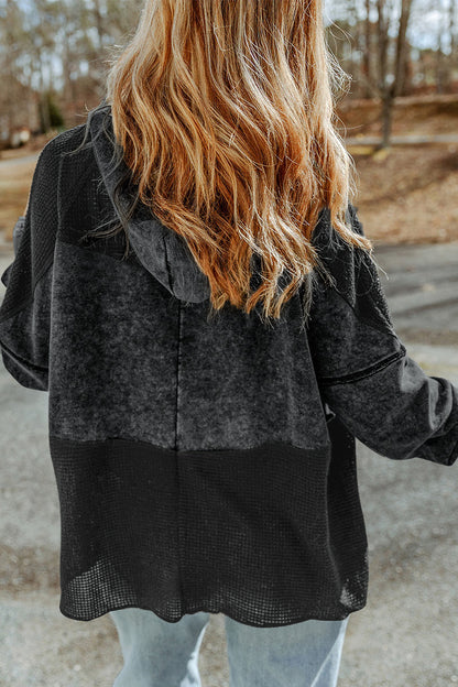 Stilla | Mærke Hættetrøjer med Lynlås i Ensfarvet Design