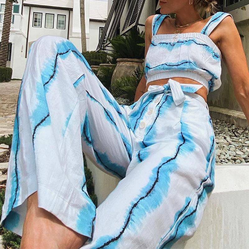 Dame afslappet strand-sæt Stilla