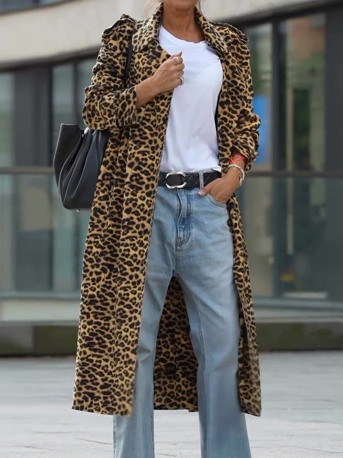 Stilla | Leopardmønster Jakke
