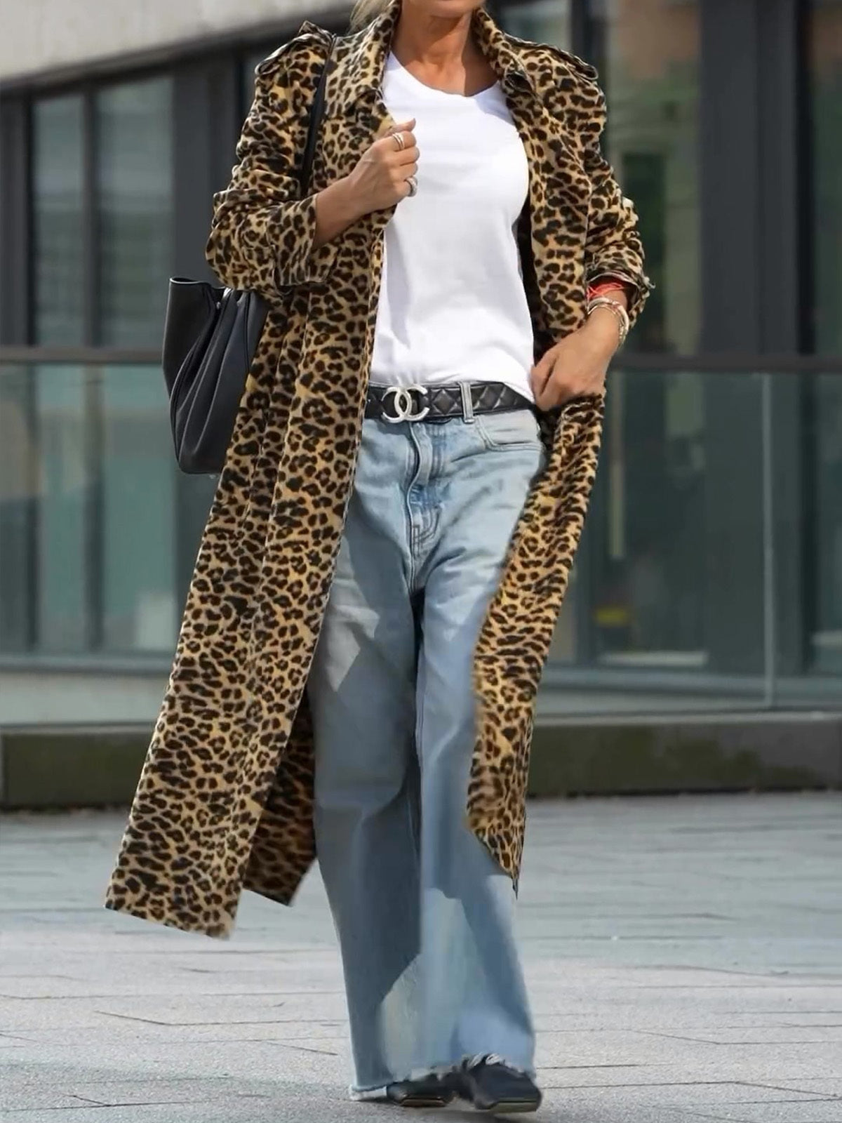 Stilla | Leopardmønster Jakke