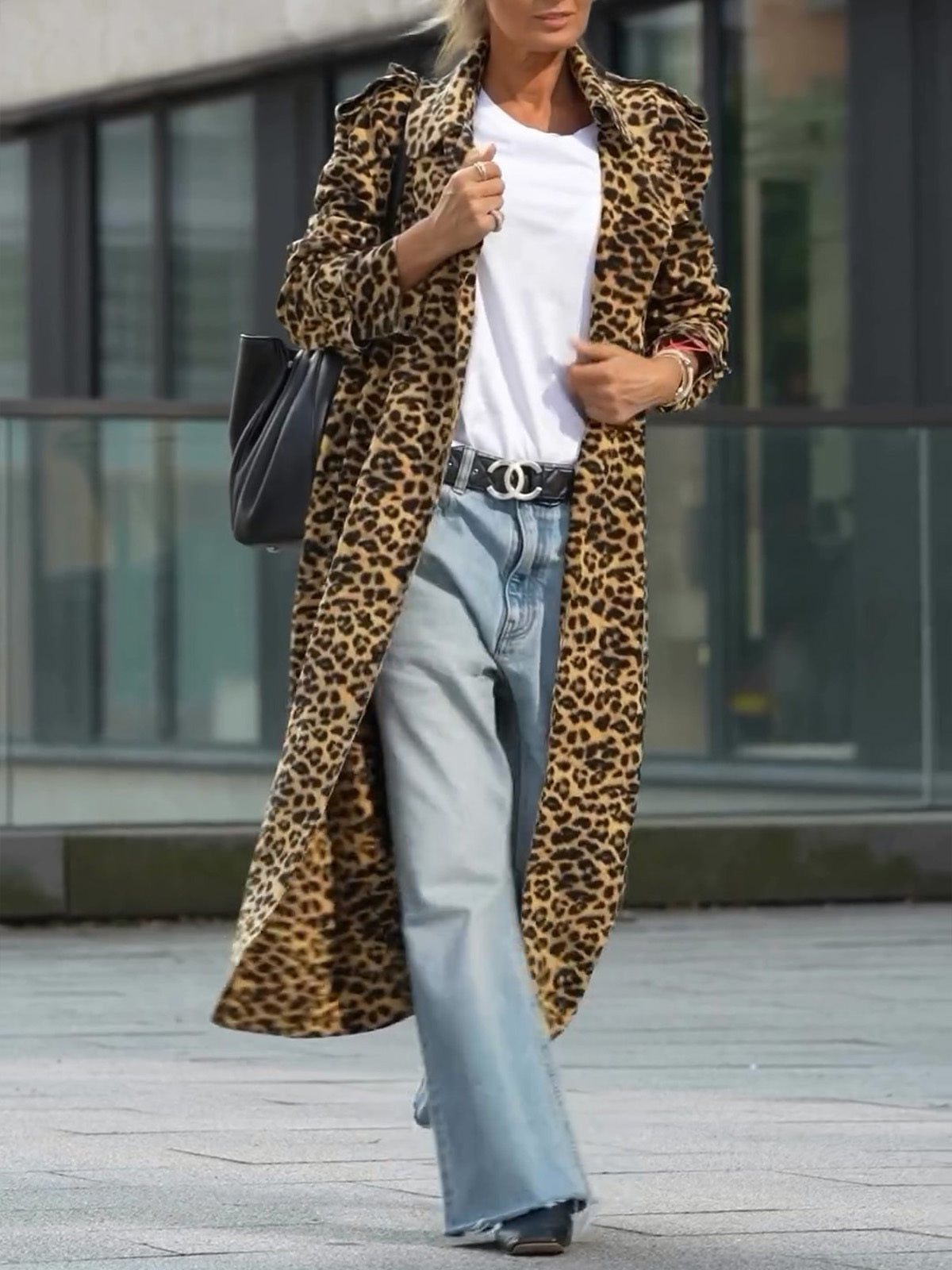 Stilla | Leopardmønster Jakke
