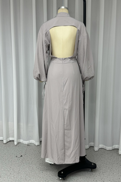 Stilla | Sexy Street Kjoler Med Rygslids, V-Udskæring og Enlags Nederdel