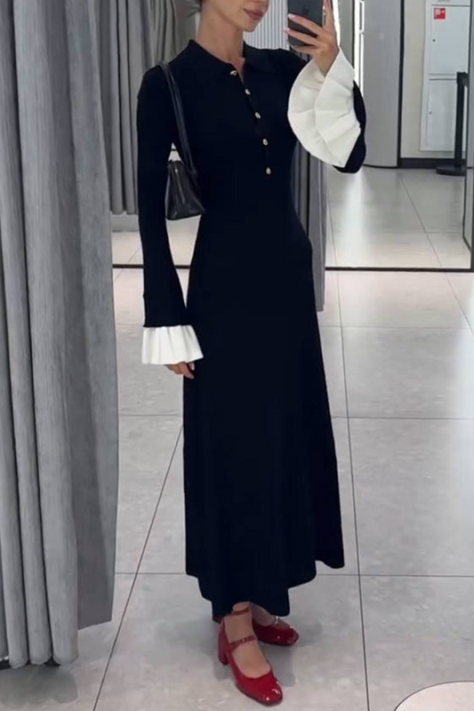 Stilla | Elegante Rockkjoler Med Kontrasterende Flettede Flæser Ved Taljen Og Rund Skæring