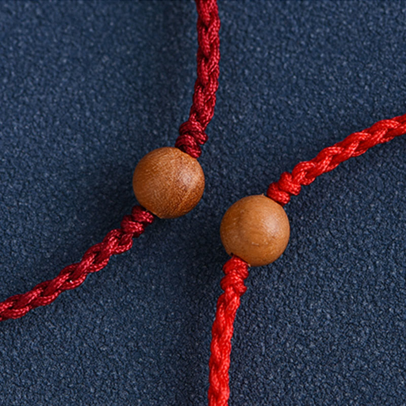 Stilla | Buddha Amulet Armbånd Lavet Af Ferskentræperler Mod Onde Ånder