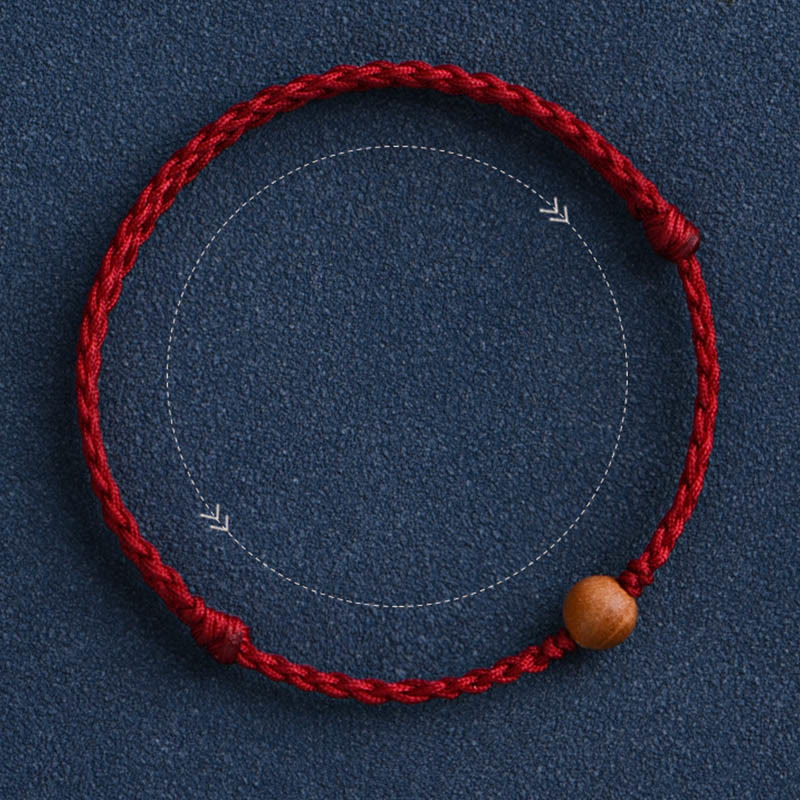 Stilla | Buddha Amulet Armbånd Lavet Af Ferskentræperler Mod Onde Ånder