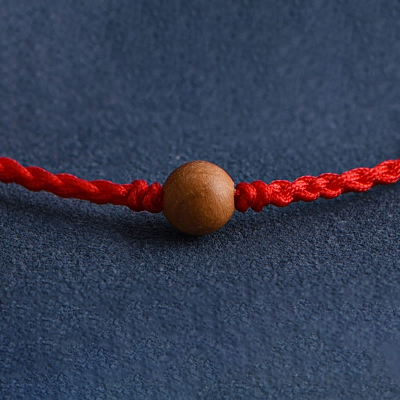 Stilla | Buddha Amulet Armbånd Lavet Af Ferskentræperler Mod Onde Ånder