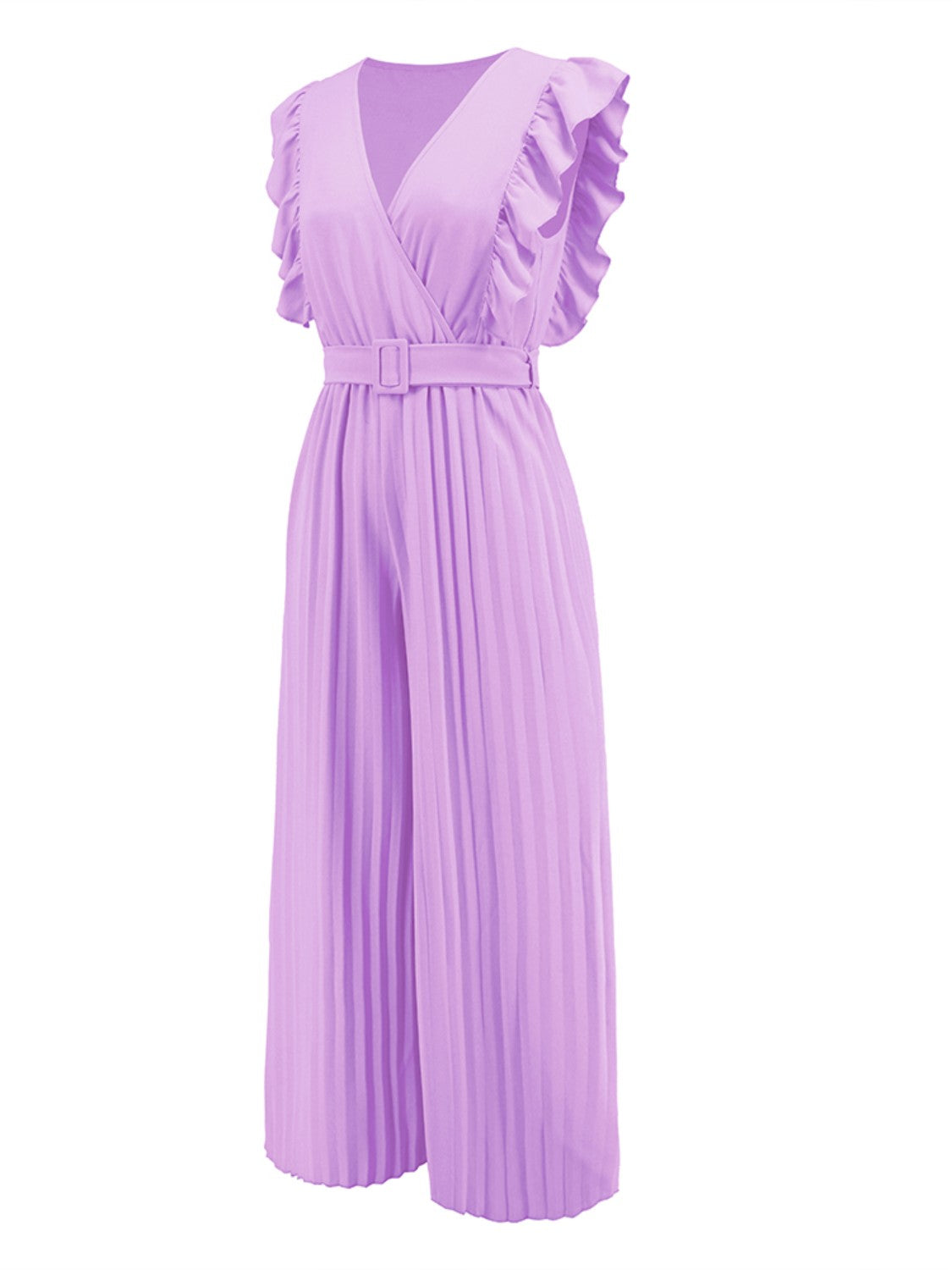 Stilla | Surplice Cap Sleeve Jumpsuit