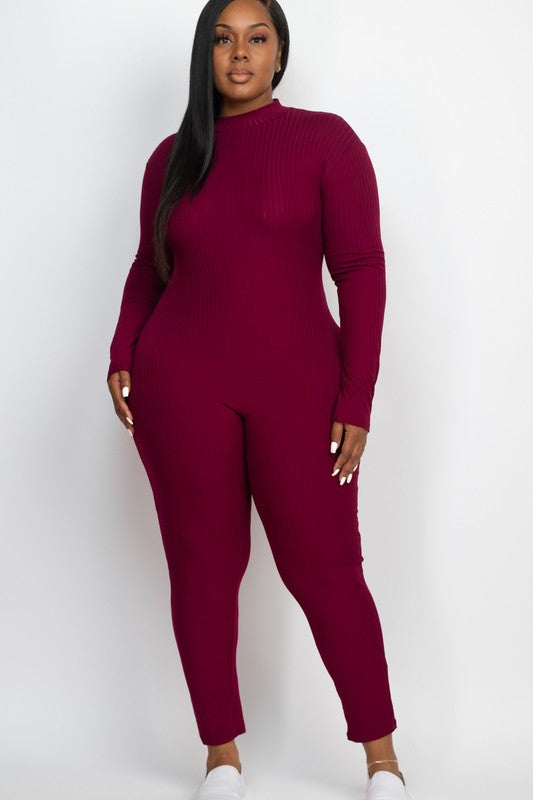 Stilla | Størrelse Mock Neck Jumpsuit