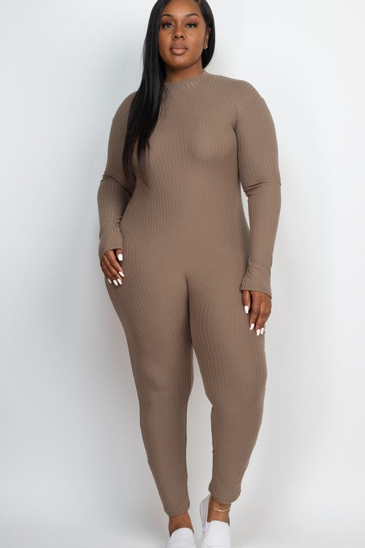 Stilla | Størrelse Mock Neck Jumpsuit
