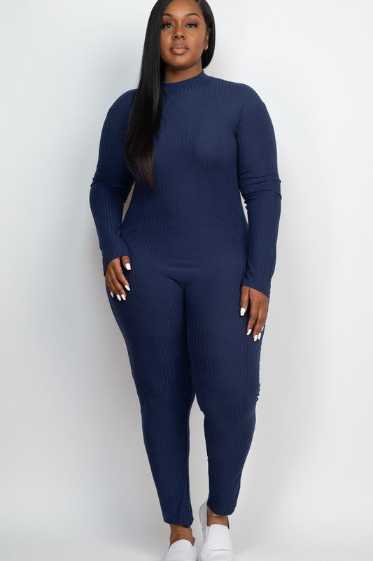 Stilla | Størrelse Mock Neck Jumpsuit