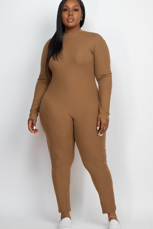 Stilla | Størrelse Mock Neck Jumpsuit