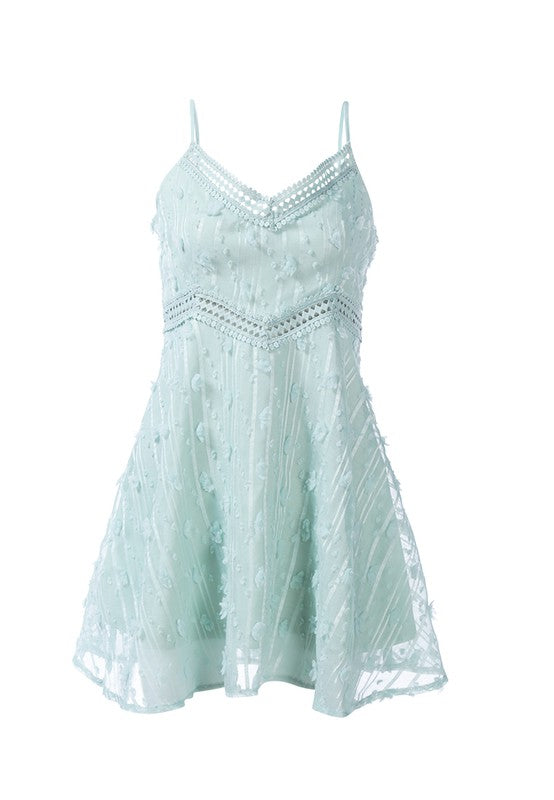 Stilla | Detalje Dobby Slip Kjole