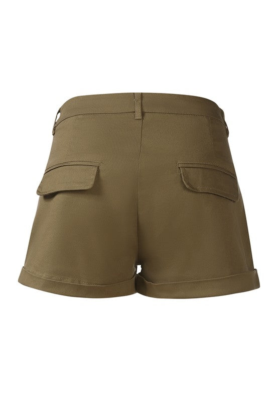 Stilla | Flap Lomme Shorts