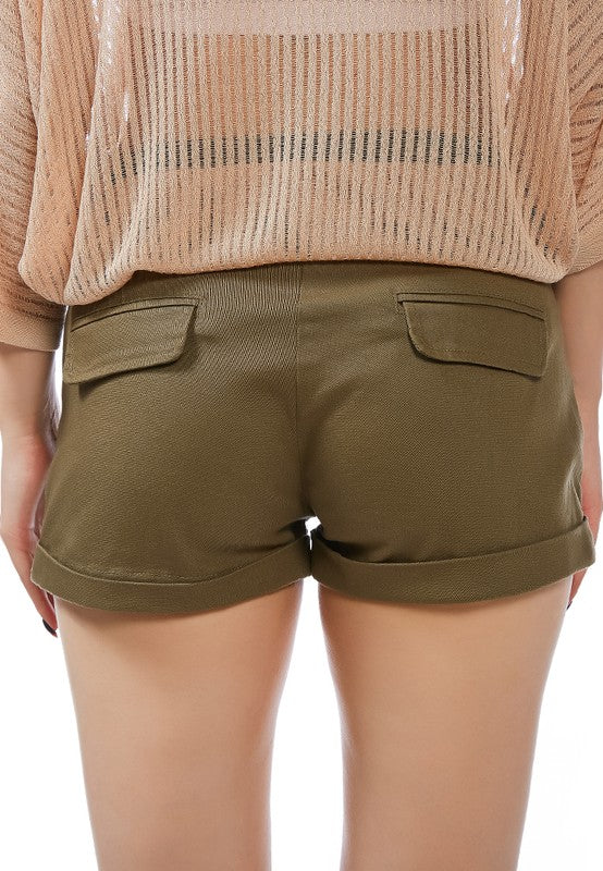 Stilla | Flap Lomme Shorts