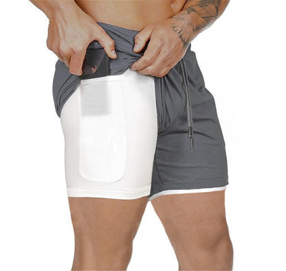 Herrer Sport Shorts med integreret lomme-design Stilla