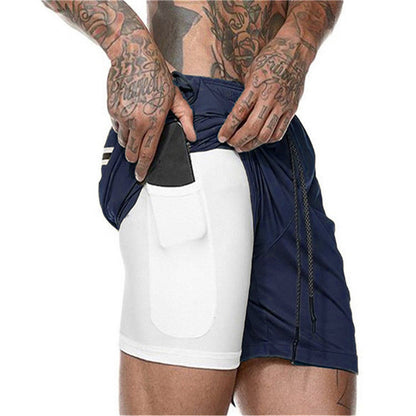 Herrer Sport Shorts med integreret lomme-design Stilla