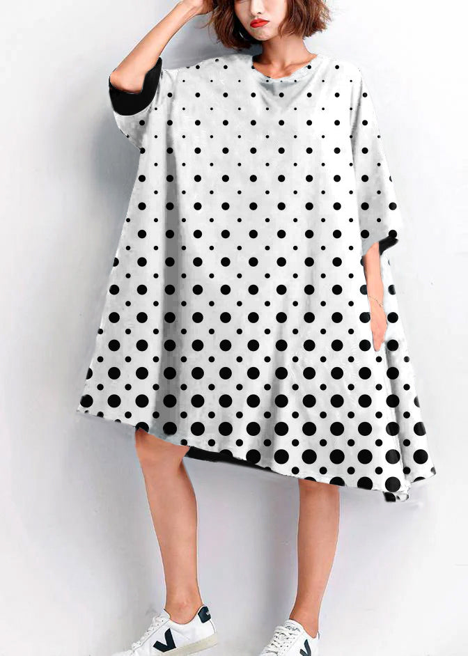 Stilla | Broderede Casual Kjoler Med Store Underdele
