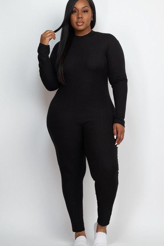 Stilla | Størrelse Mock Neck Jumpsuit