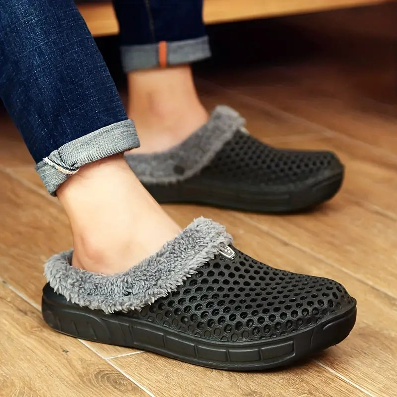 Stilla | Unisex Ortopædiske Hjemmesko Med Skind