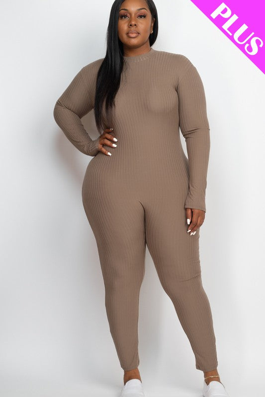 Stilla | Størrelse Mock Neck Jumpsuit