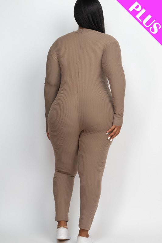 Stilla | Størrelse Mock Neck Jumpsuit