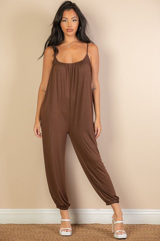 Stilla | Strop Solid Jumpsuit