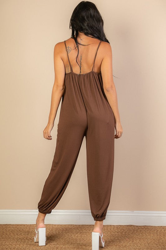 Stilla | Strop Solid Jumpsuit