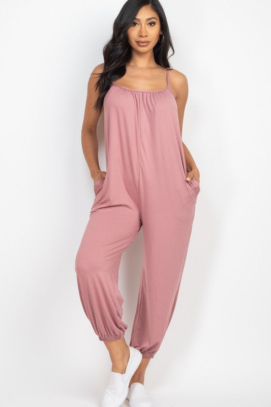 Stilla | Strop Solid Jumpsuit