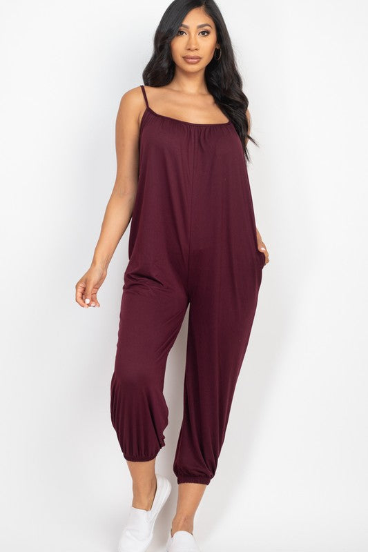 Stilla | Strop Solid Jumpsuit