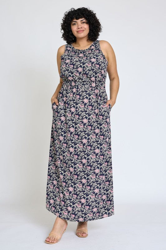 Stilla | Blouson Band Maxi Kjole