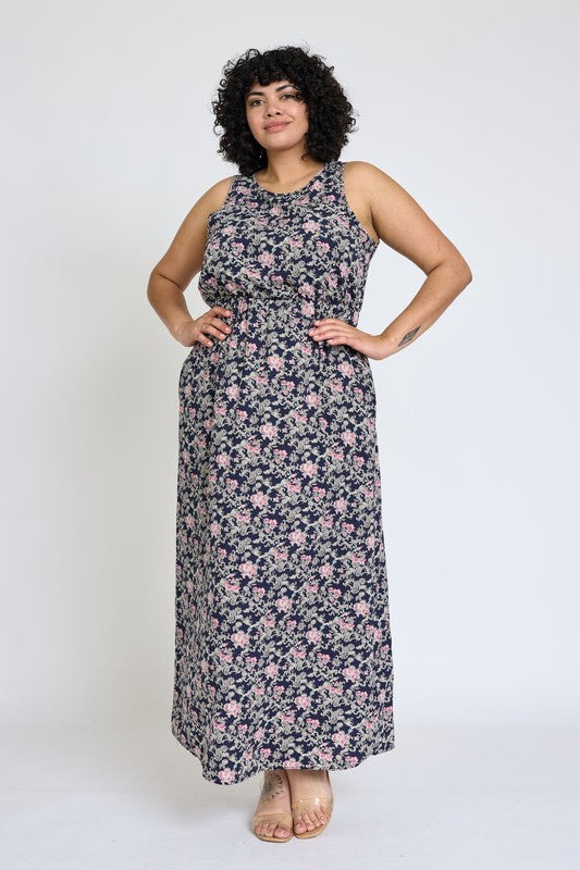 Stilla | Blouson Band Maxi Kjole