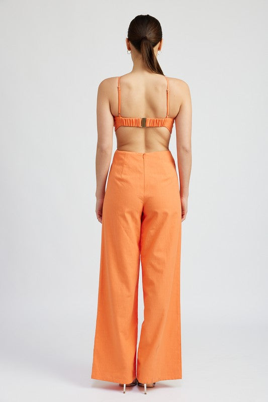 Stilla | O Ring Cut Out Jumpsuit