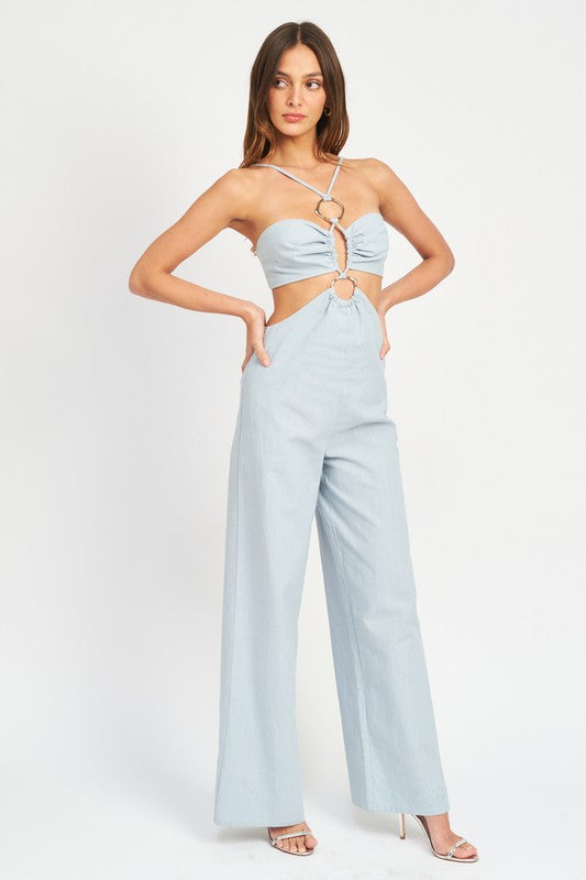 Stilla | O Ring Cut Out Jumpsuit