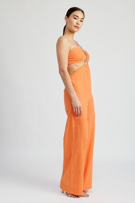 Stilla | O Ring Cut Out Jumpsuit