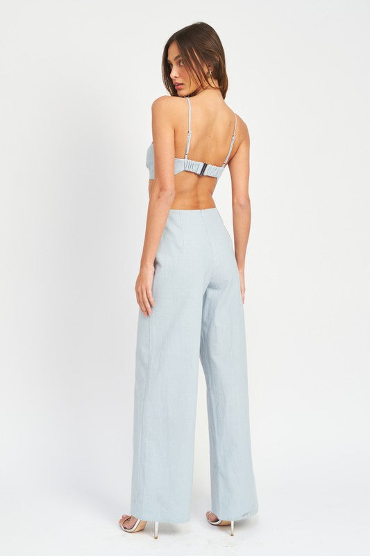 Stilla | O Ring Cut Out Jumpsuit
