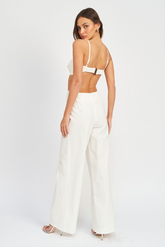 Stilla | O Ring Cut Out Jumpsuit