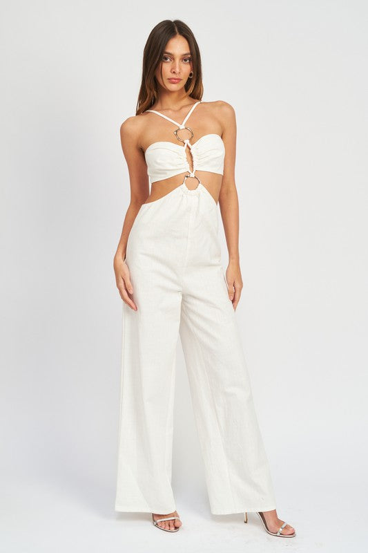 Stilla | O Ring Cut Out Jumpsuit