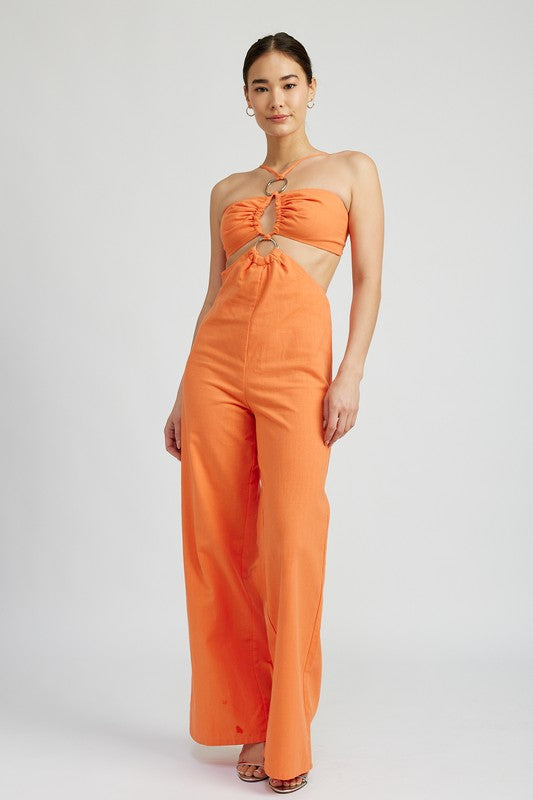 Stilla | O Ring Cut Out Jumpsuit