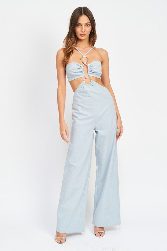 Stilla | O Ring Cut Out Jumpsuit