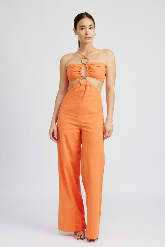 Stilla | O Ring Cut Out Jumpsuit