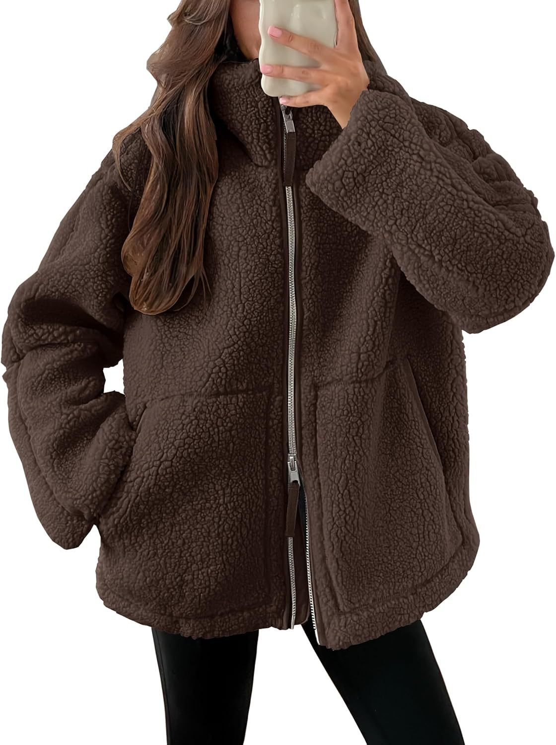 Stilla | Cosy Zip up Teddy Fleece Jakke Trøje