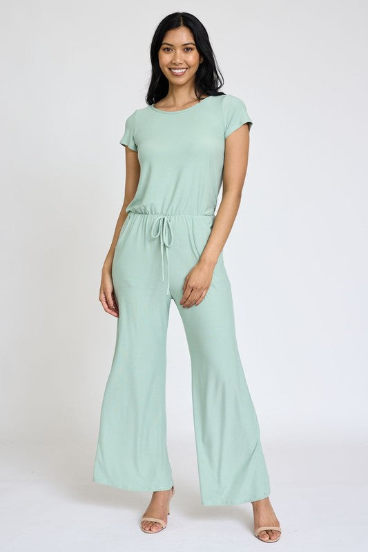 Stilla | Kortærmet Jumpsuit M/lomme